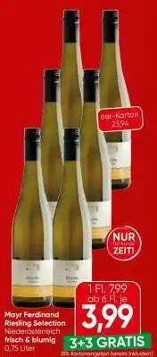 Eurospar Mayr Ferdinand Riesling Selection Angebot