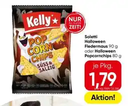 Eurospar Soletti Halloween Fledermaus 90 g oder Halloween Popcornchips 80 g Angebot