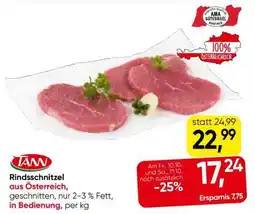 Eurospar Rindsschnitzel aus Österreich Angebot