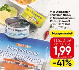 Eurospar Vier Diamanten Thunfisch Natur Angebot