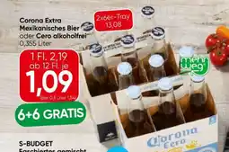 Eurospar Corona Extra Mexikanisches Bier oder Cero alkoholfrei Angebot