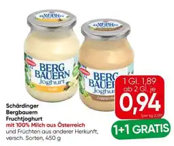 Eurospar Schärdinger Bergbauern Fruchtjoghurt Angebot