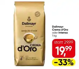 Eurospar Dallmayr Crema d'Oro oder Intensa Angebot
