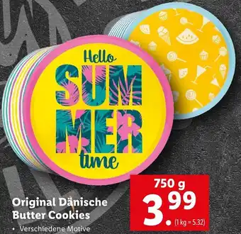 Lidl Original Dänische Butter Cookies 750 g Angebot