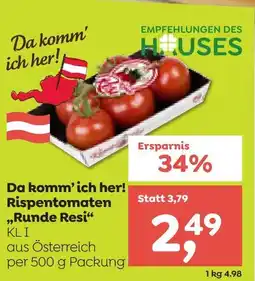 ADEG Da komm' ich her! rispentomaten runde resi Angebot