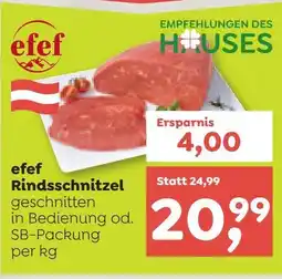 ADEG efef Rindsschnitzel Angebot