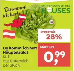 ADEG Da komm'ich her! Häuptelsalat Angebot