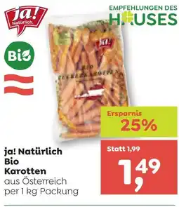 ADEG ja! Natürlich Bio Karotten Angebot