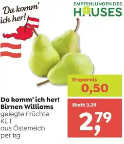 ADEG Da komm'ich her! Birnen Williams Angebot