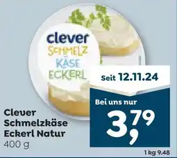 ADEG Clever Schmelzkäse Eckerl Natur Angebot