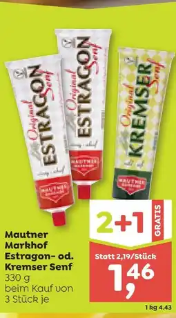 ADEG Mautner Markhof Estragon-od. Kremser Senf Angebot