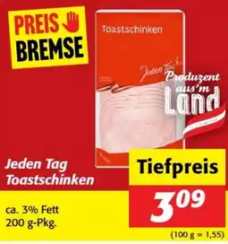 Nah&Frisch Jeden Tag Toastschinken Angebot
