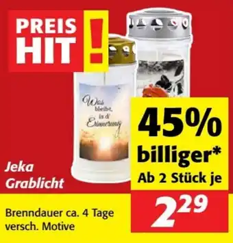 Nah&Frisch Jeka Grablicht Angebot