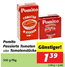 Nah&Frisch Pomito passierte tomaten oder tomatenstücke Angebot