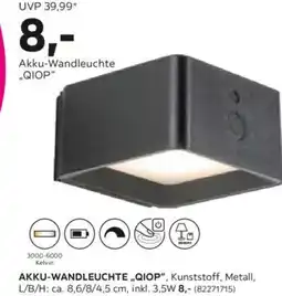 Mömax Akku-wandleuchte „qiop Angebot