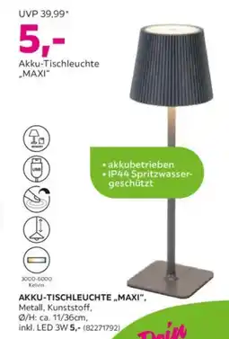 Mömax Akku-tischleuchte „maxi Angebot