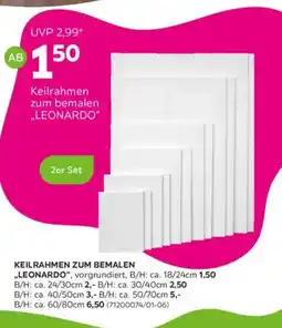 Mömax Keilrahmen zum bemalen leonardo Angebot