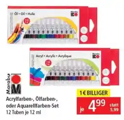 Pagro Diskont Acrylfarben-, ölfarben-, oder aquarellfarben-set Angebot