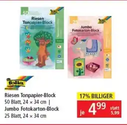 Pagro Diskont Riesen Tonpapier-Block Angebot