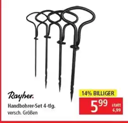 Pagro Diskont Rayher. handbohrer-set 4-tlg Angebot