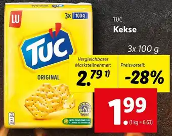 Lidl TUC Kekse 3x100 g Angebot