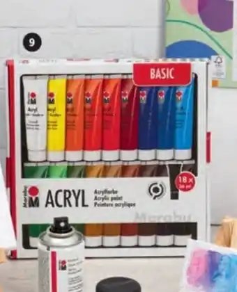 Pagro Diskont Marabu Acrylfarben-Set 18 Angebot
