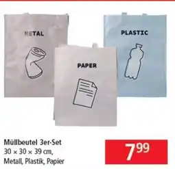 Pagro Diskont Müllbeutel 3er-Set Angebot