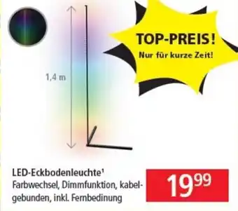 Pagro Diskont LED-Eckbodenleuchte Angebot