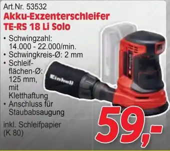 Zgonc Akku-Exzenterschleifer Angebot