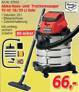 Zgonc Akku-Nass- und Trockensauger Angebot