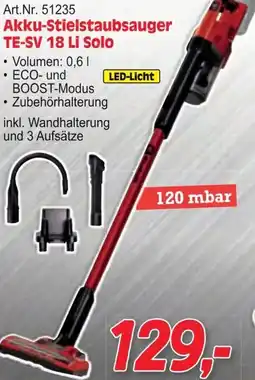 Zgonc Akku-Stielstaubsauger Angebot