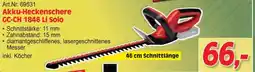 Zgonc Akku-Heckenschere Angebot