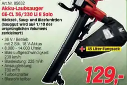 Zgonc Akku-Laubsauger Angebot