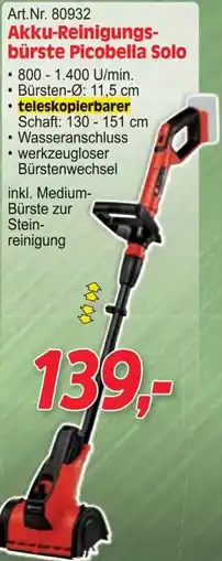 Zgonc Akku-Reinigungs- bürste Picobella Solo Angebot