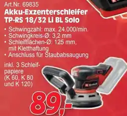 Zgonc Akku-Exzenterschleifer Angebot