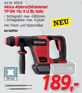 Zgonc Akku-Abbruchhammer Angebot