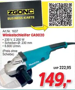 Zgonc Winkelschleifer Angebot