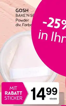 Bipa Gosh bake'n se powder Angebot