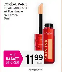 Bipa Infaillable skin ink foundcealer Angebot
