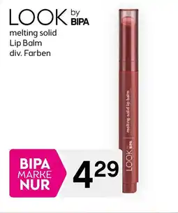 Bipa Look bipa by melting solid lip balm Angebot