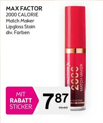 Bipa 2000 calorie match maker Lipgloss Stain Angebot