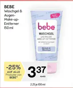 Bipa Waschgel & augen- make-up- entferner Angebot