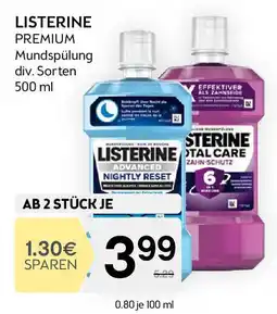 Bipa Listerine premium mundspülung Angebot
