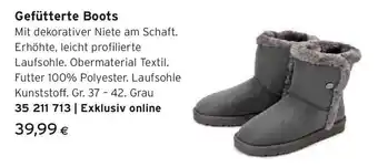Tchibo Eduscho Gefütterte Boots Angebot