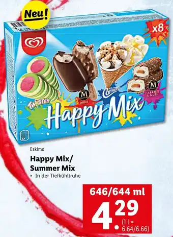 Lidl Eskimo Happy Mix Summer Mix 646/644 ml Angebot
