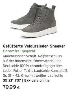 Tchibo Eduscho Gefütterte Veloursleder-Sneaker Angebot