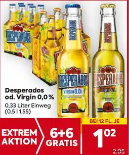 Billa Desperados od. virgin Angebot