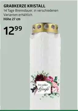 Bellaflora Grabkerze kristall Angebot