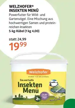 Bellaflora Welzhofer Insekten Menu Angebot