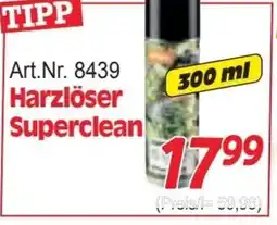 Zgonc Harzlöser Superclean Angebot